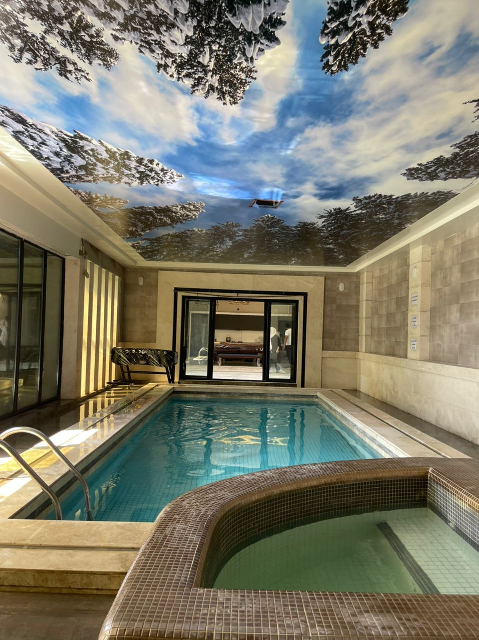 تصویر 4 عمارت دو قلو / استخر ترکی / استخر داخل 